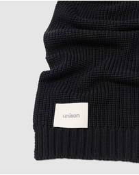 UNISON - Textured Knit Scarf