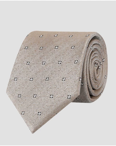 Abelard - Formal Subtle Jacquard Spot Tie