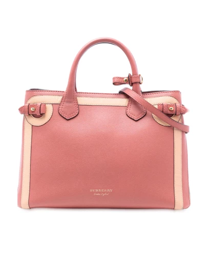 Pre-Loved by Azura Reborn - Pre-Loved Medium Bicolor Leather and House Check Banner Satchel