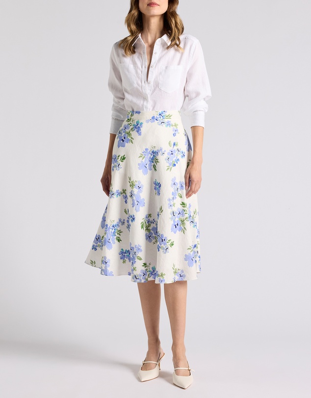 David Lawrence - Jacinda Linen Skirt