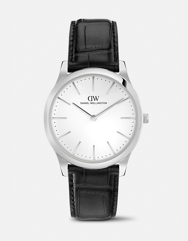 Daniel Wellington - Pathfinder 39mm Black-Croc Frost-White