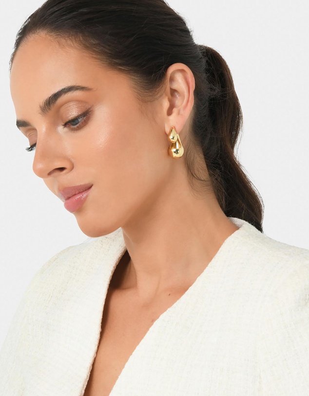 Forcast - Gia Gold Bubble Earrings