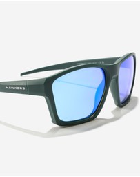 Hawkers Co - HAWKERS Shark - Polarized Teal Blue Chrome Sunglasses for Men