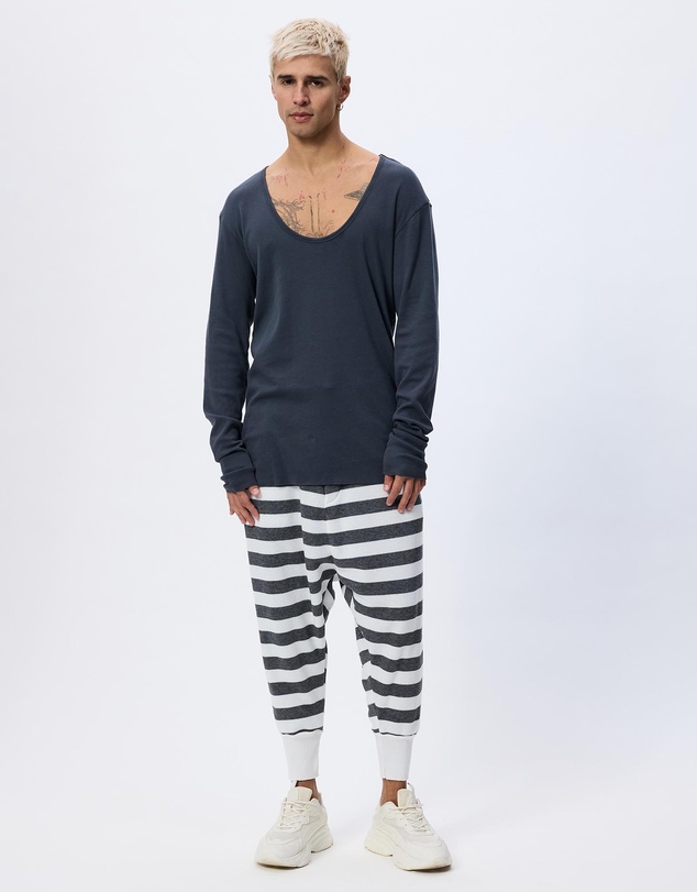 Surrounded By Ghosts - The Aradite Slim Rib Knit Long Sleeve T-Shirt