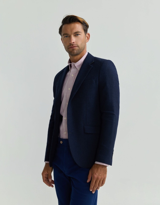 Oxford - Blake Herringbone Wool Blazer
