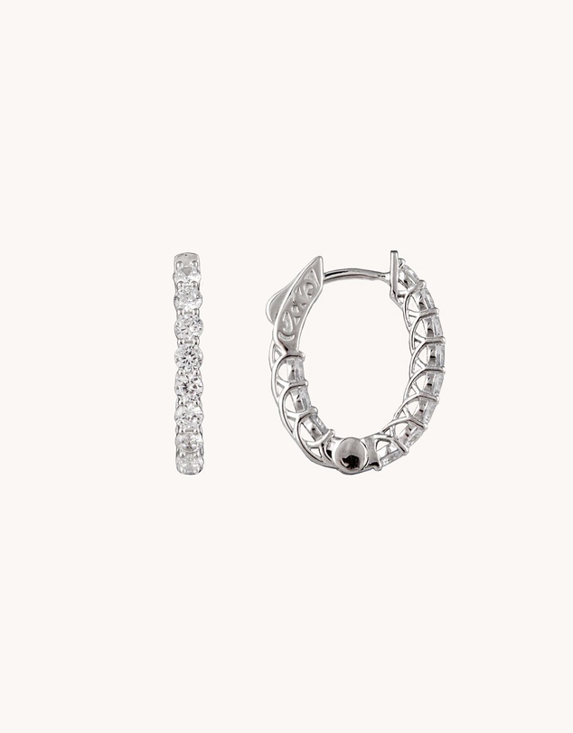 Bianc - Small Halo Earrings