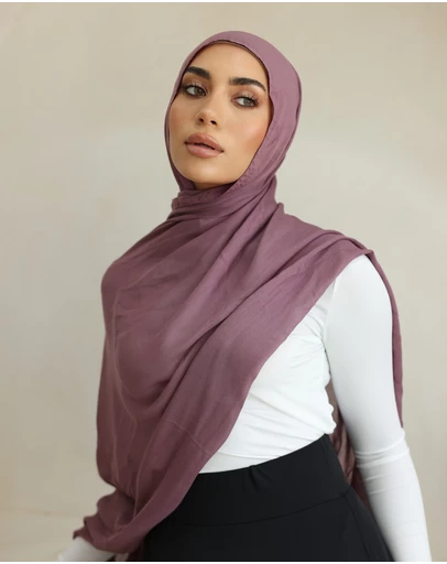 Mod Squad - Double Stitch Hijab- Lavender