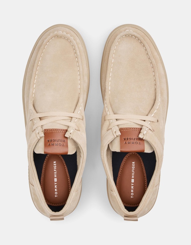 Tommy Hilfiger - Modern Light Suede Moc Toe Shoes - Men's