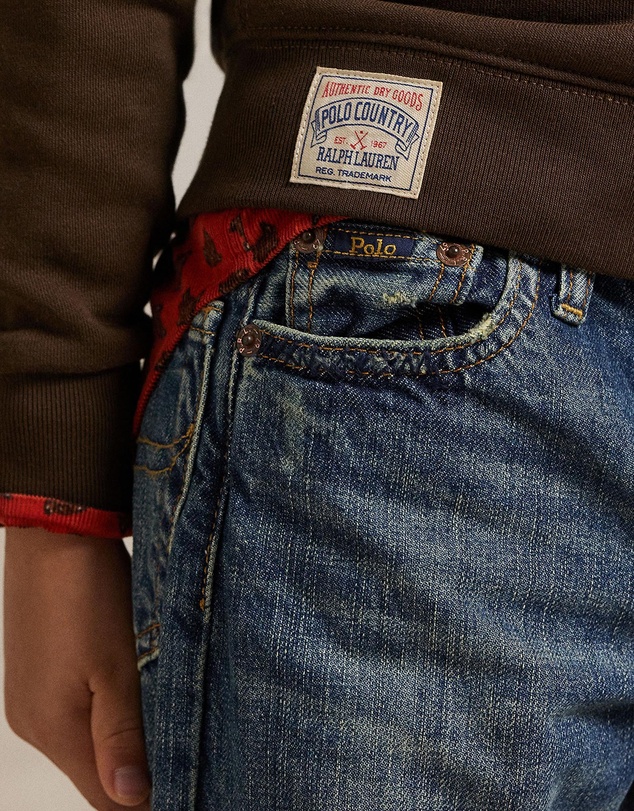 Polo Ralph Lauren - Lynwood Relaxed Fit Distressed Jeans - ICONIC EXCLUSIVE - Kids
