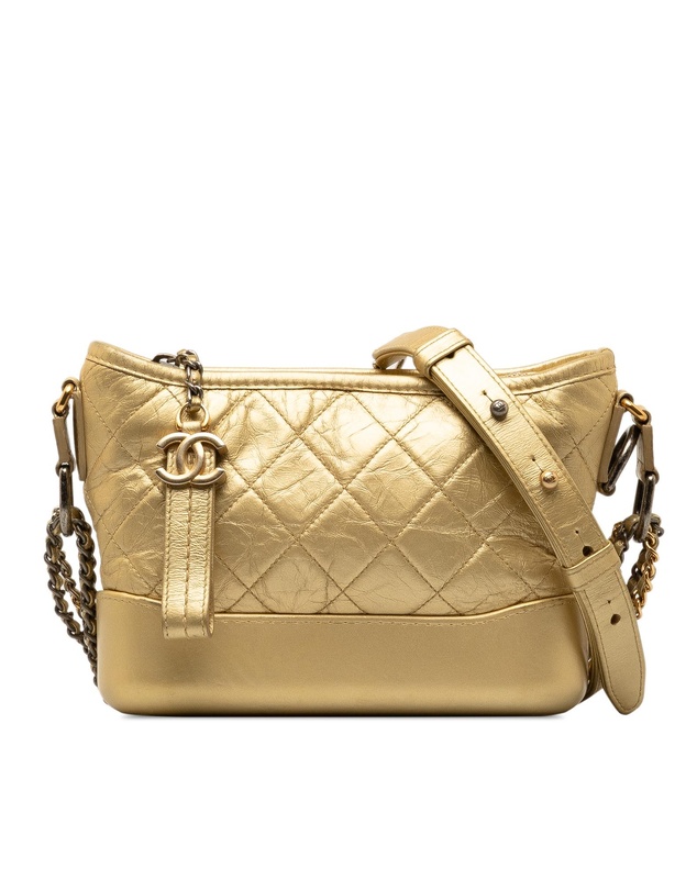 Pre-Loved by Azura Reborn - Pre-Loved Small Metallic Lambskin Gabrielle Crossbody