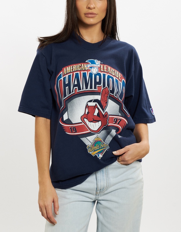 Vintage by The Real Deal - Pre Loved - 1997 MLB Cleveland Indians Tee