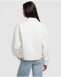 GUESS - GUESS JEANS Eco Oversize Trucker Jacket