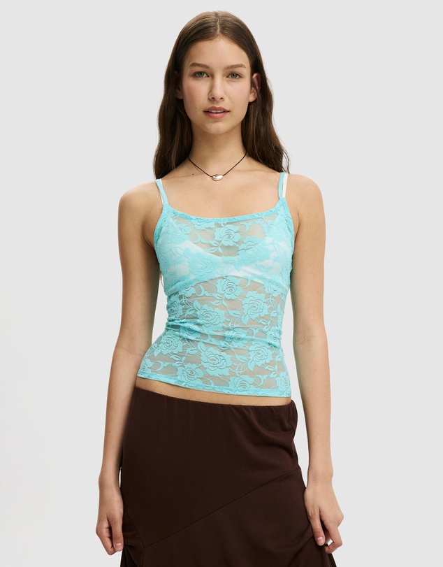 Cotton On - Lace Scoop Cami