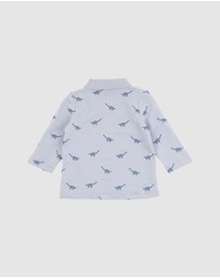 Bebe by Minihaha - Isaac Embroidered Dino Polo - Babies