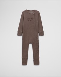 Country Road - Organically Grown Cotton Waffle Jumpsuit