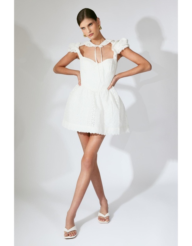 Bardot - Allington Broderie Mini Dress