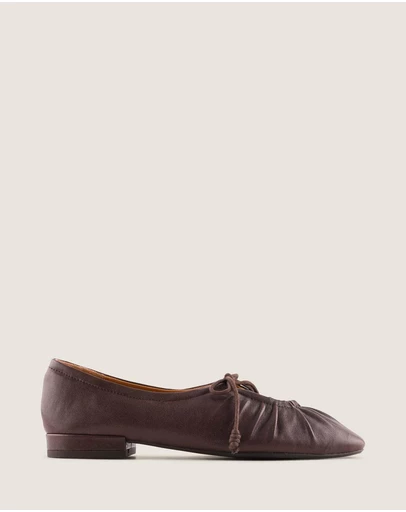 Shelly Shen - Logan Casual Flats Brown Leather