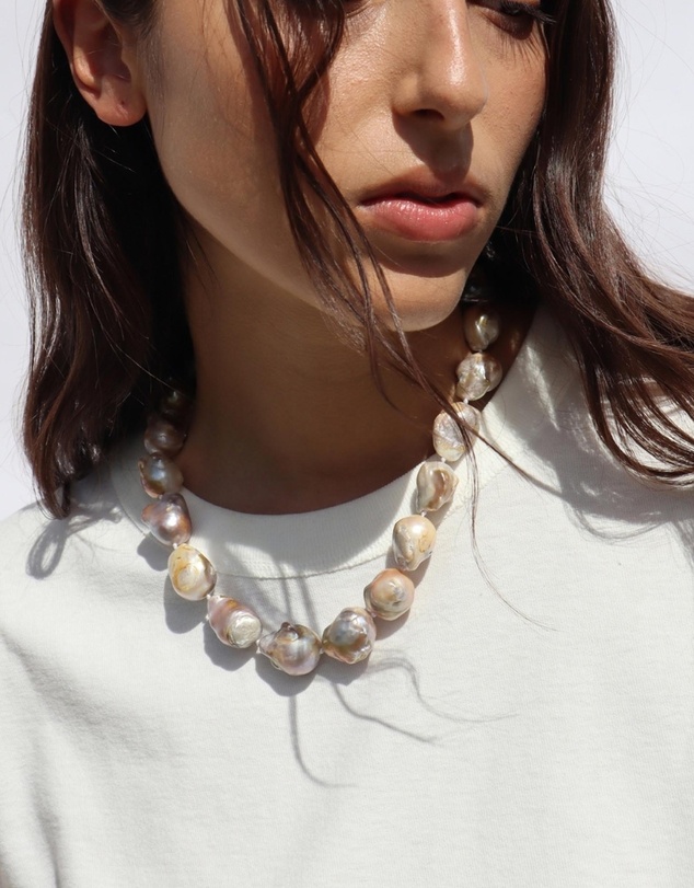 Reliquia Jewellery - Keshi Strand Pearl Necklace