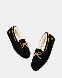 EVERAU - EverAU Ugg Miracle Moccasin Leather Upper Moccasins