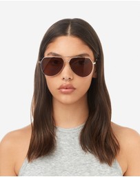 Hawkers Co - HAWKERS - Polarized Karat Brown SHADOW Sunglasses for Men and Women UV400