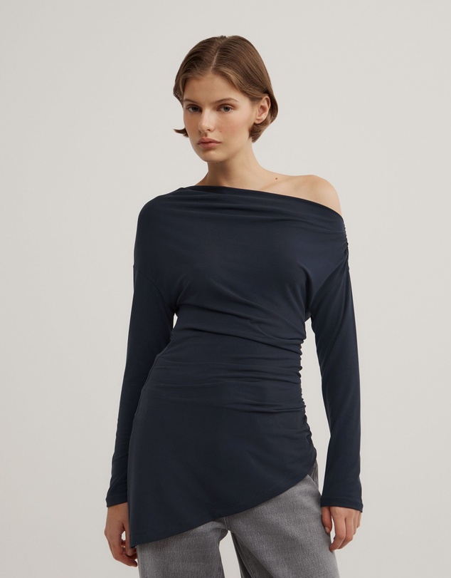 Witchery - Asymmetric Tunic Long Sleeve Top