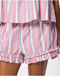 Damson Madder - Mafalda Frilly Tie Bloomers