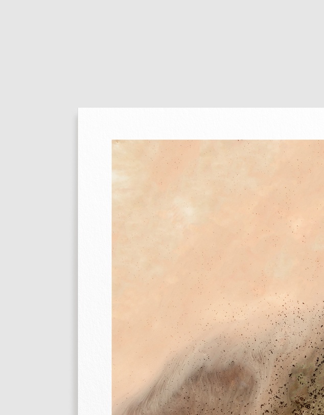 Olive et Oriel - Subtle- Coastal Dunes by Petra Meikle De Art Print