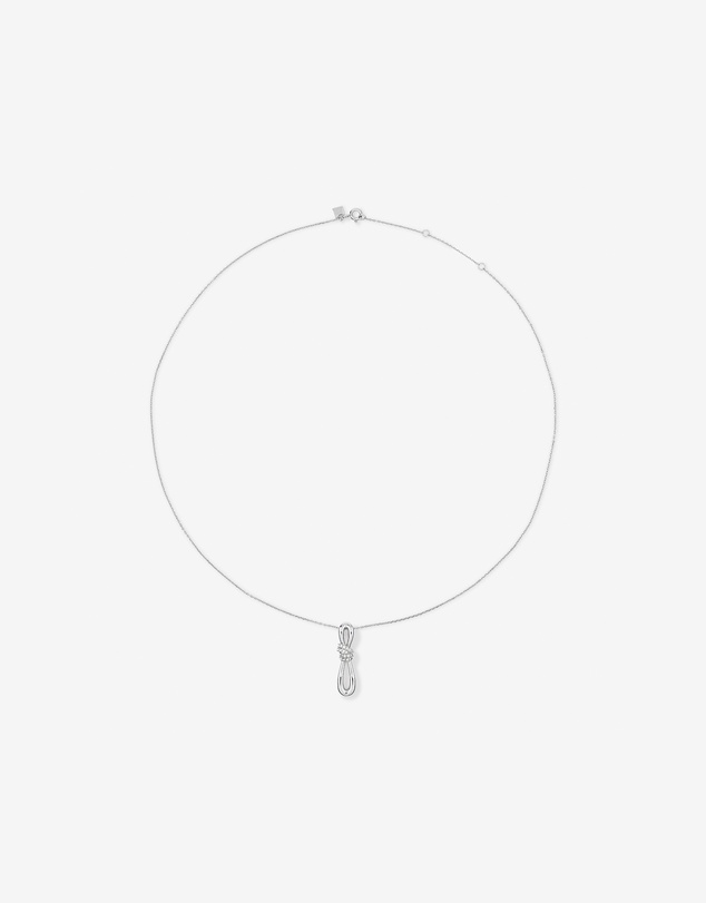Michael Hill - 0.15 Carat TW Diamond Knots Pendant in Sterling Silver