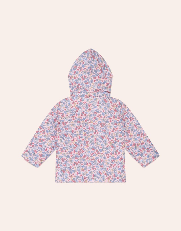 Huxbaby - Heart Floral Quilted Puffer Jacket - Babies-Kids