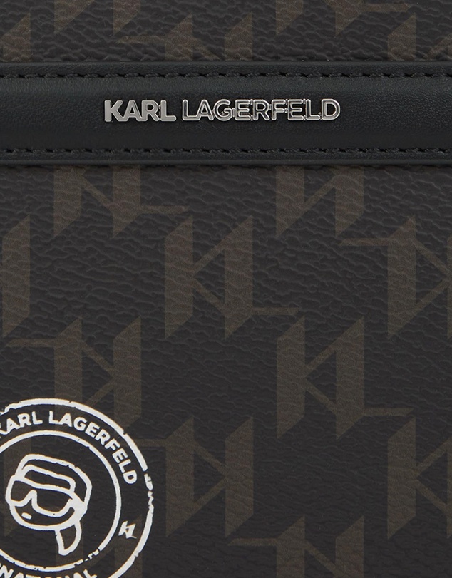 Karl Lagerfeld - Ikon Monogram Small Top-Handle Bag
