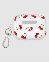 Kate Spade - Kate Spade Cherry Dot with Gold Clip for AirPod Pro 3