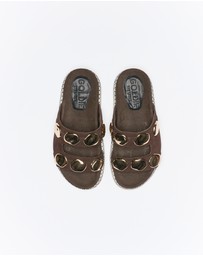 Goldie The Label - Shae Leather Slide