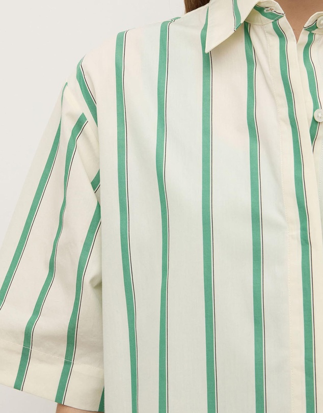 Assembly Label - Agnes Stripe Short Sleeve Shirt