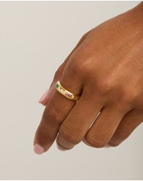 By Charlotte - Gold Connect to the Universe Ring