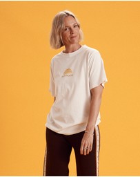 Banabae - Rad Mama Classic Organic Cotton Longline Tee - Natural
