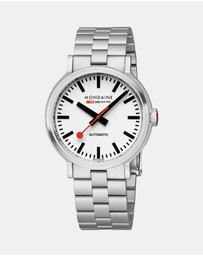 Mondaine - Mondaine Official Swiss Railways Stainless Steel 41mm Original Automatic Watch