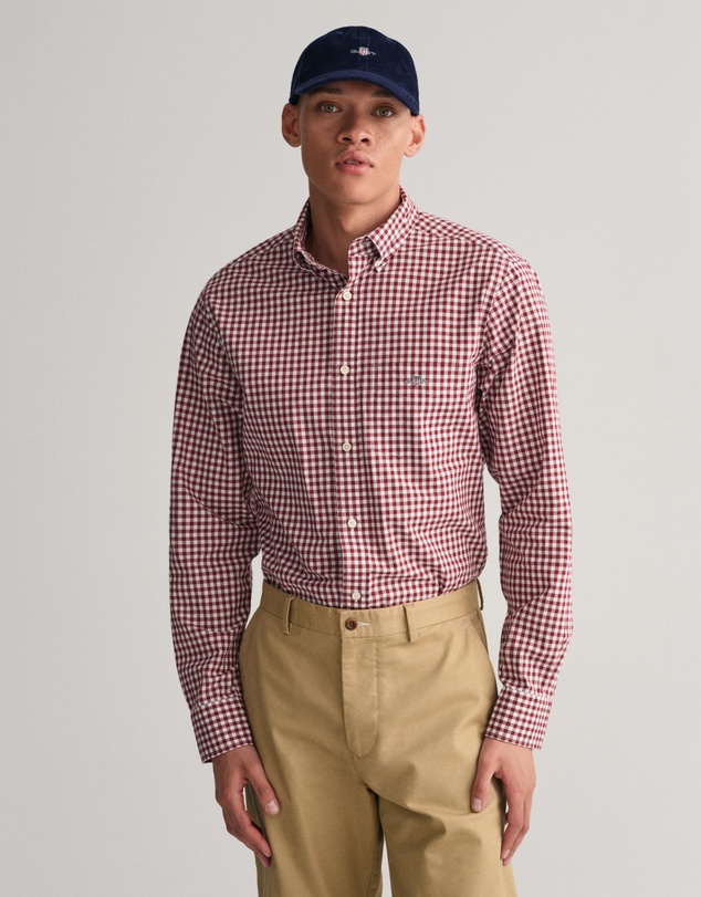 Gant - Regular Fit Gingham Poplin Shirt