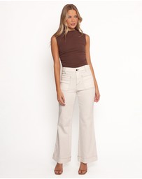 Petal & Pup - Nissa Top - Chocolate Brown