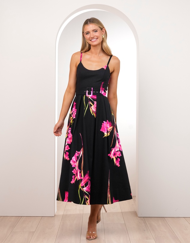 Pilgrim - Novalie Print Midi Dress