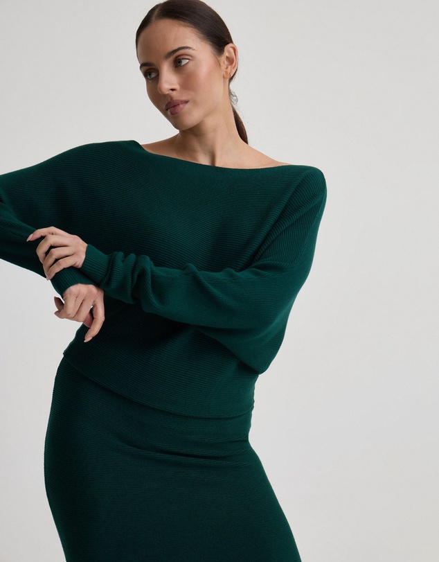 Oxford - Juliette Knitted Rib Dress