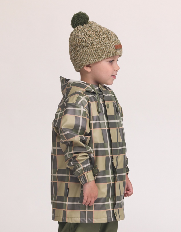 Crywolf - POM POM BEANIE Olive Speckle