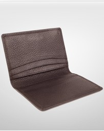 DENTS - RFID Pebble Grain Leather Credit Card Holder Minimalist