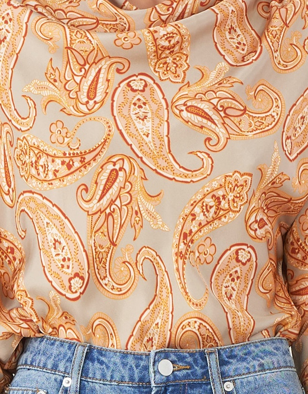 Amelius - Indira Paisley Long Sleeve Top