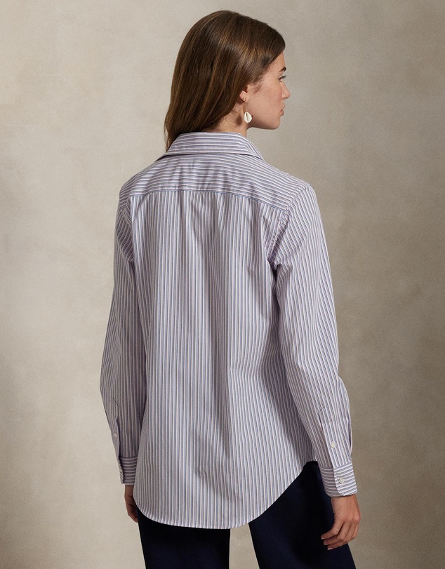 Polo Ralph Lauren - Stretch Slim Fit Striped Poplin Shirt