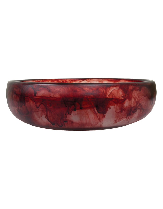 Urban Attitude - Urban Attitude GAB Extra Large Bowl 59.5 Wide by 12.5 Height - Berry Red