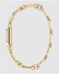 Furla - Mianuvola Square Gold-Tone Bracelet Watch