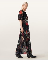AllSaints - Tiwa Silk-Blend Dress