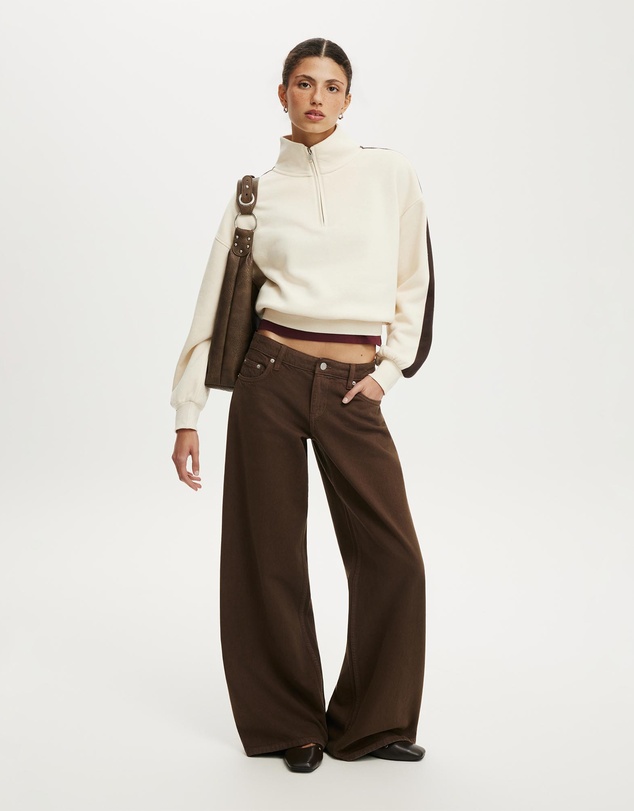Cotton On - Quarter Zip Sweatshirt