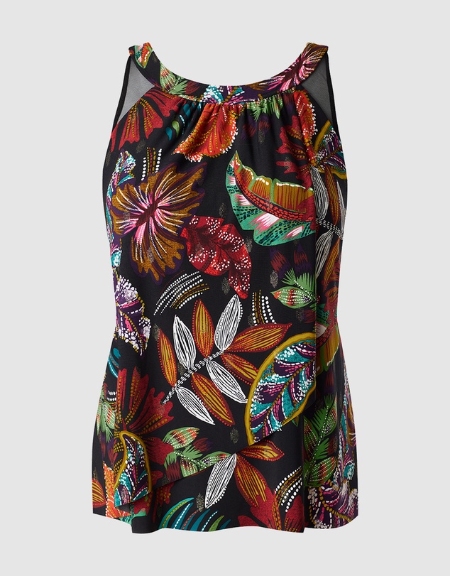 Miraclesuit Swimwear  - Pluma Orla Underwired High Neck Tankini Top