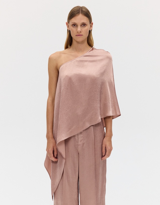 Third Form - Crush One Shoulder Cape